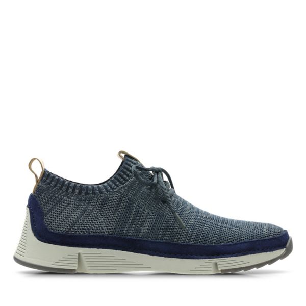 Clarks Mens Tri Native Trainers Navy | USA-2194670